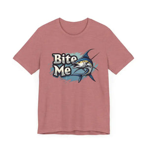Bite Me Unisex Fish Graphic Tee Casual Style Fashion - Ocean State Styles