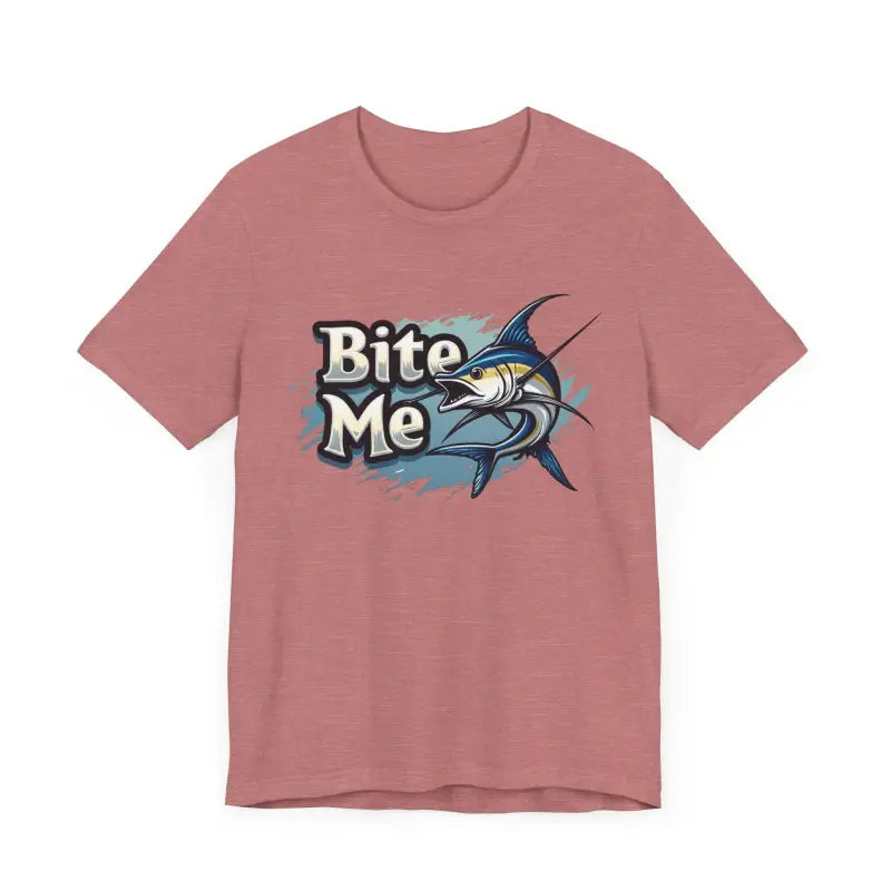 Bite Me Unisex Fish Graphic Tee Casual Style Fashion - Ocean State Styles