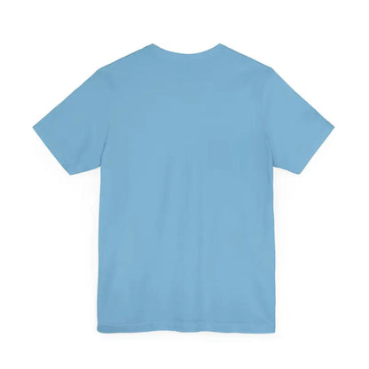 Light blue t-shirt featuring Bite Me Unisex Fish Graphic Tee design