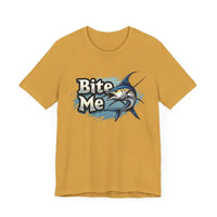 Bite Me Unisex Fish Graphic Tee Casual Style Fashion - Ocean State Styles