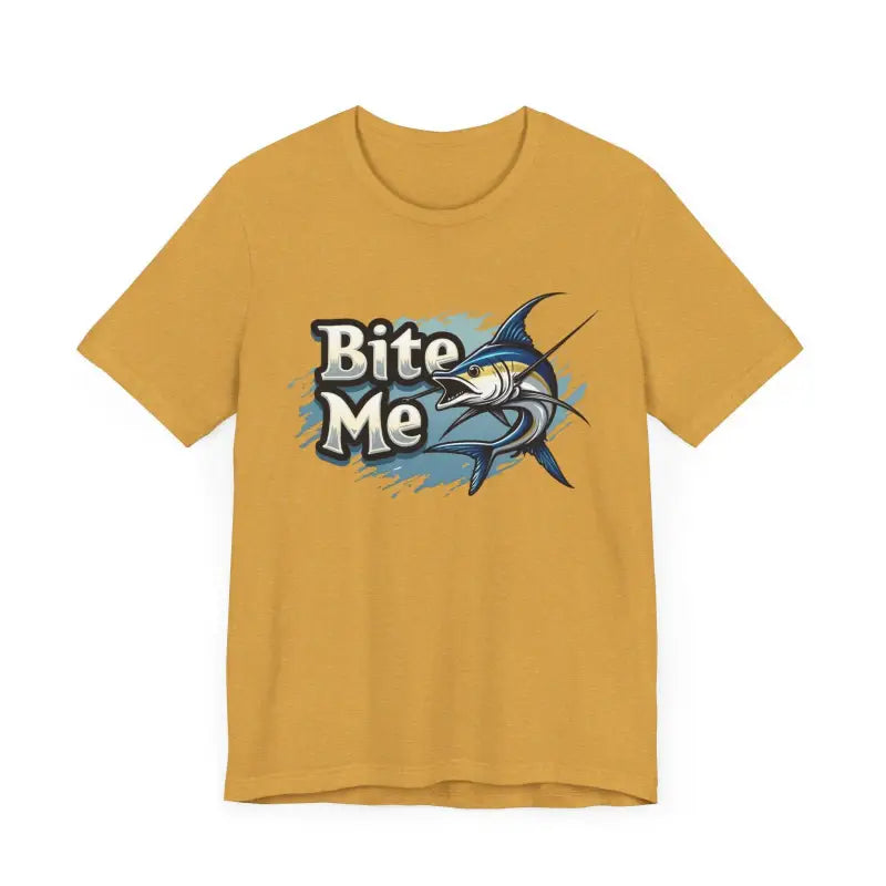 Bite Me Unisex Fish Graphic Tee Casual Style Fashion - Ocean State Styles