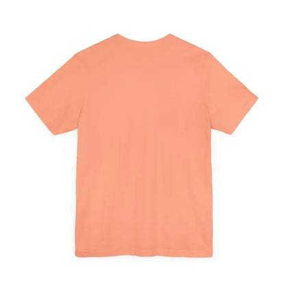 Peach-colored Bite Me Unisex Fish Graphic Tee displayed on a neutral background