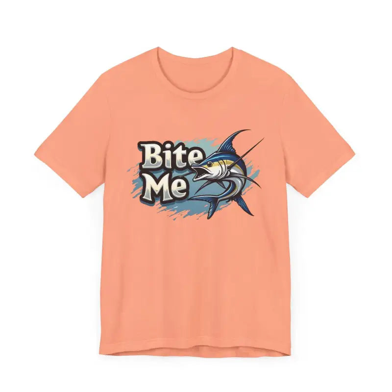 Bite Me Unisex Fish Graphic Tee Casual Style Fashion - Ocean State Styles