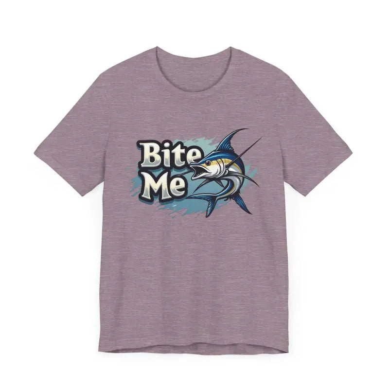 Bite Me Unisex Fish Graphic Tee Casual Style Fashion - Ocean State Styles