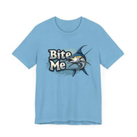 Bite Me Unisex Fish Graphic Tee Casual Style Fashion - Ocean State Styles
