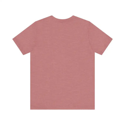 Rose-colored t-shirt featuring Bite Me Unisex Fish Graphic design for casual wear