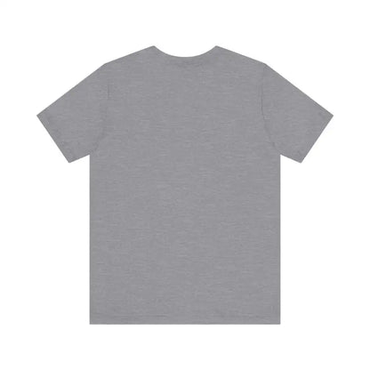 Gray short-sleeve t-shirt featuring Bite Me unisex fish graphic design