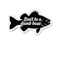Black Fish Die Cut Magnet with White Border Home Decor - Ocean State Styles