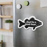 Black Fish Die Cut Magnet with White Border Home Decor - Ocean State Styles