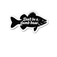 Black Fish Die Cut Magnet with White Border Home Decor - Ocean State Styles