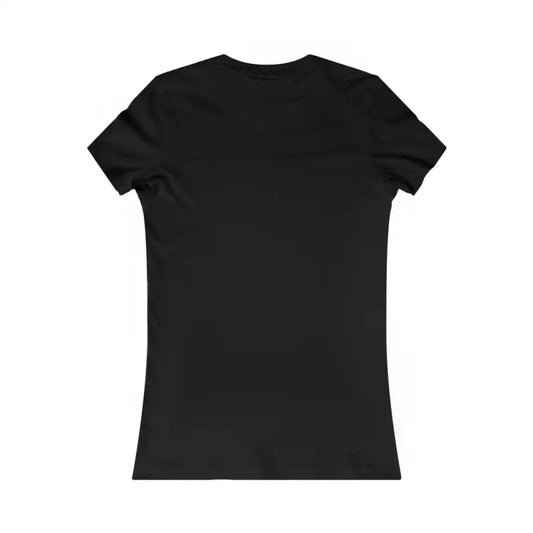 Black Fitted T Shirt with Love to Love Heart Graphic for Women - Ocean State Styles