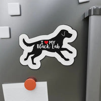 Black Lab Die Cut Magnet for Dog Lovers and Gifts - Ocean State Styles