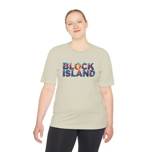 Block Island Adventure Unisex Moisture Wicking T Shirt - Ocean State Styles