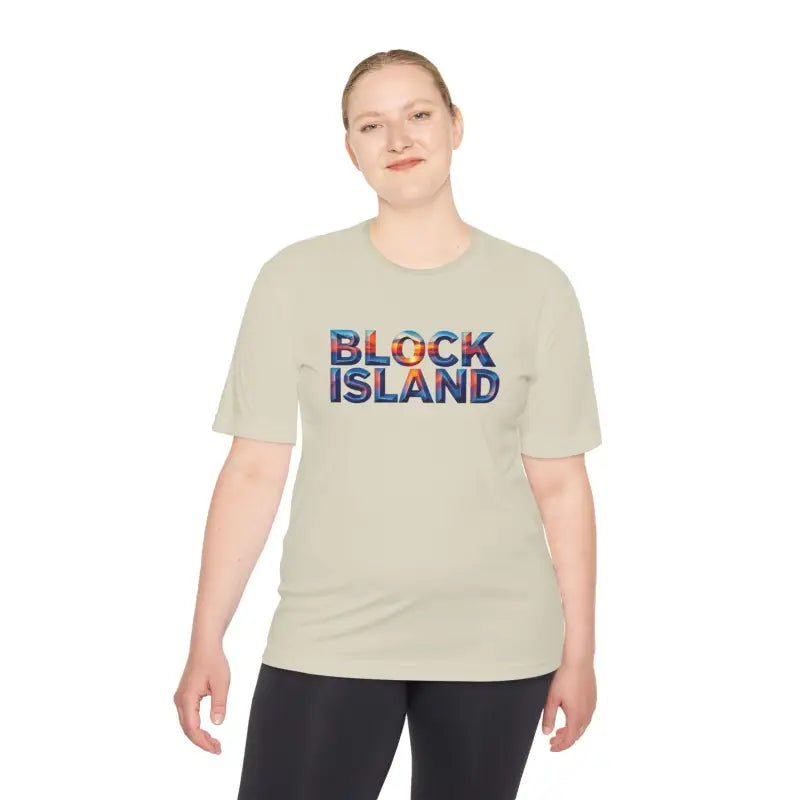 Block Island Adventure Unisex Moisture Wicking T Shirt - Ocean State Styles