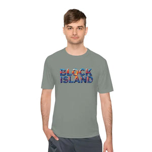 Block Island Adventure Unisex Moisture Wicking T Shirt - Ocean State Styles