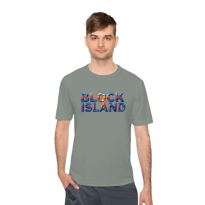 Block Island Adventure Unisex Moisture Wicking T Shirt - Ocean State Styles