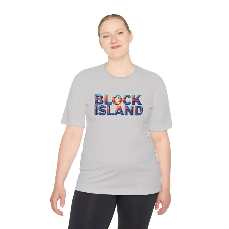 Block Island Adventure Unisex Moisture Wicking T Shirt - Ocean State Styles