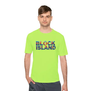 Block Island Adventure Unisex Moisture Wicking T Shirt - Ocean State Styles
