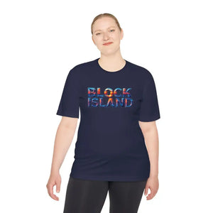 Block Island Adventure Unisex Moisture Wicking T Shirt - Ocean State Styles