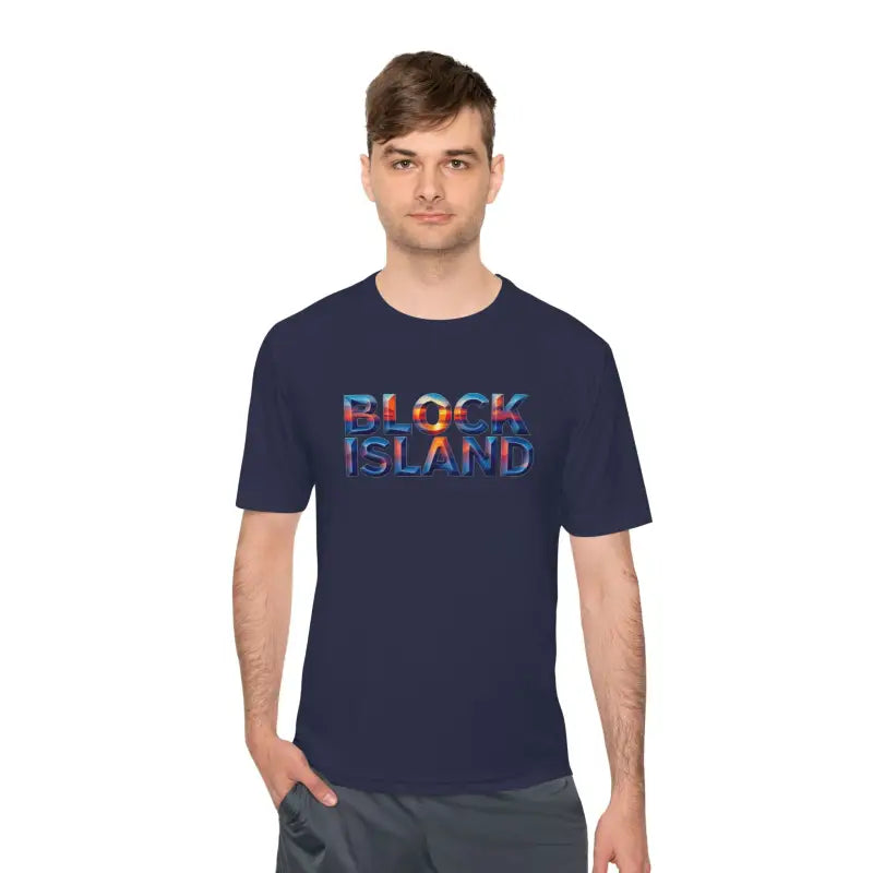 Block Island Adventure Unisex Moisture Wicking T Shirt - Ocean State Styles
