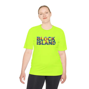 Block Island Adventure Unisex Moisture Wicking T Shirt - Ocean State Styles