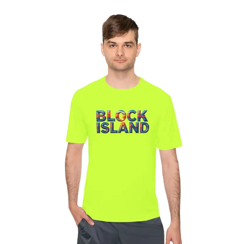 Block Island Adventure Unisex Moisture Wicking T Shirt - Ocean State Styles
