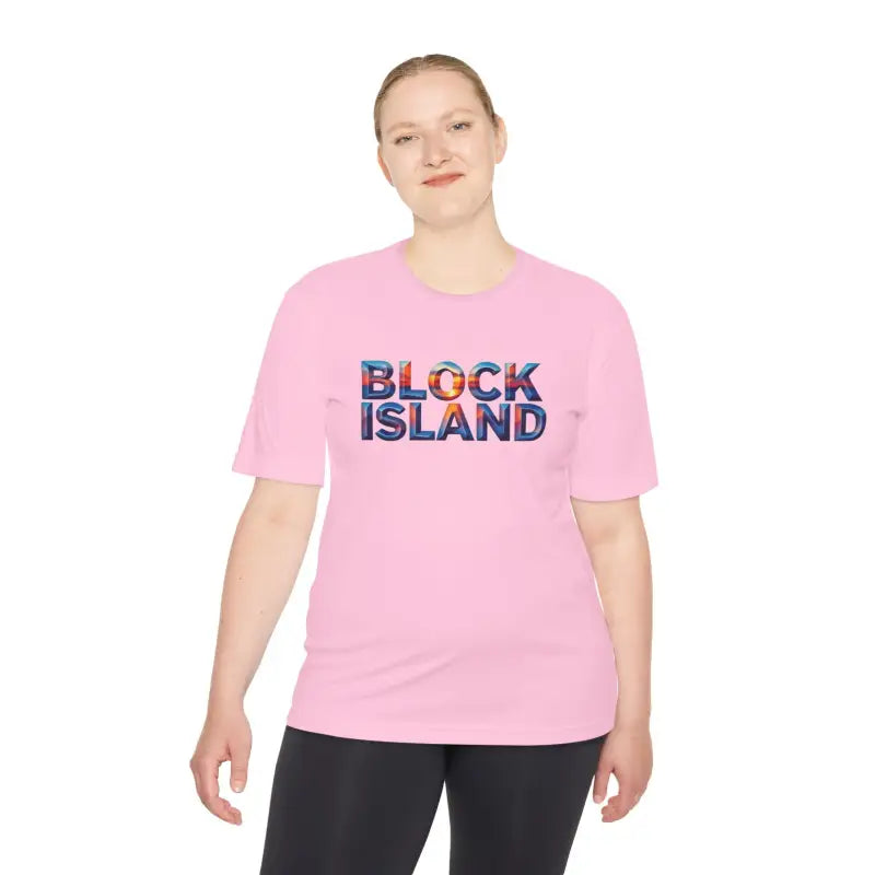 Block Island Adventure Unisex Moisture Wicking T Shirt - Ocean State Styles