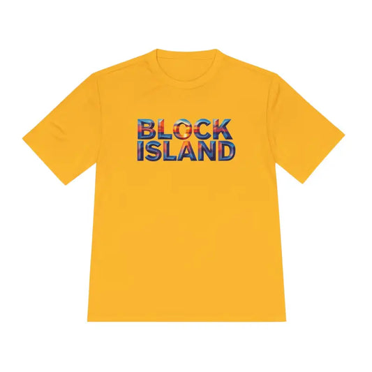 Block Island Adventure Unisex Moisture Wicking T Shirt - Ocean State Styles