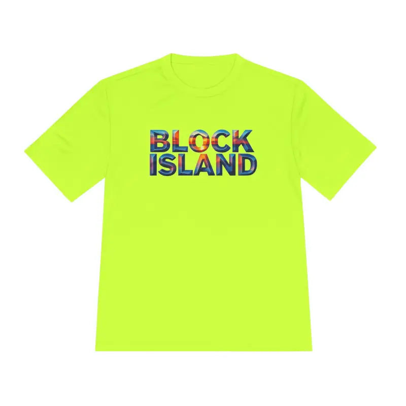 Block Island Adventure Unisex Moisture Wicking T Shirt - Ocean State Styles
