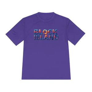Block Island Adventure Unisex Moisture Wicking T Shirt - Ocean State Styles