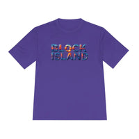 Block Island Adventure Unisex Moisture Wicking T Shirt - Ocean State Styles