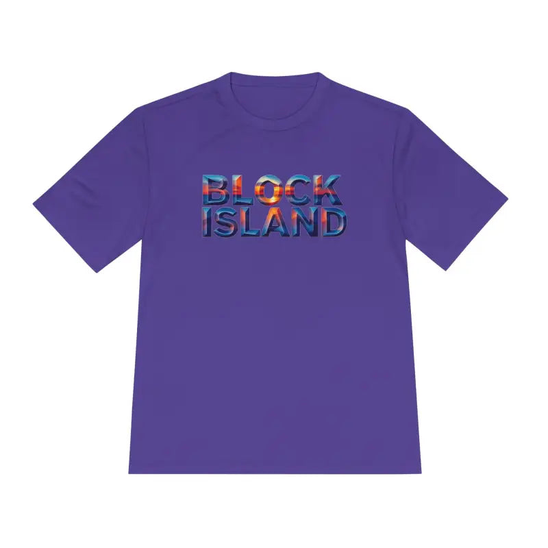 Block Island Adventure Unisex Moisture Wicking T Shirt - Ocean State Styles