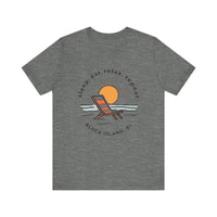 Block Island Beach Vibes Unisex Tee for Relaxed Living - Ocean State Styles