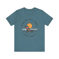 Block Island Beach Vibes Unisex Tee for Relaxed Living - Ocean State Styles