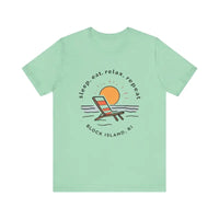 Block Island Beach Vibes Unisex Tee for Relaxed Living - Ocean State Styles