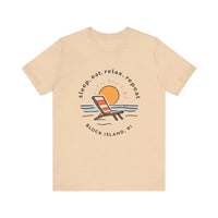 Block Island Beach Vibes Unisex Tee for Relaxed Living - Ocean State Styles
