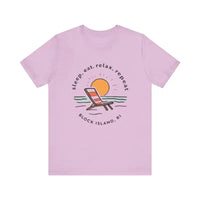 Block Island Beach Vibes Unisex Tee for Relaxed Living - Ocean State Styles
