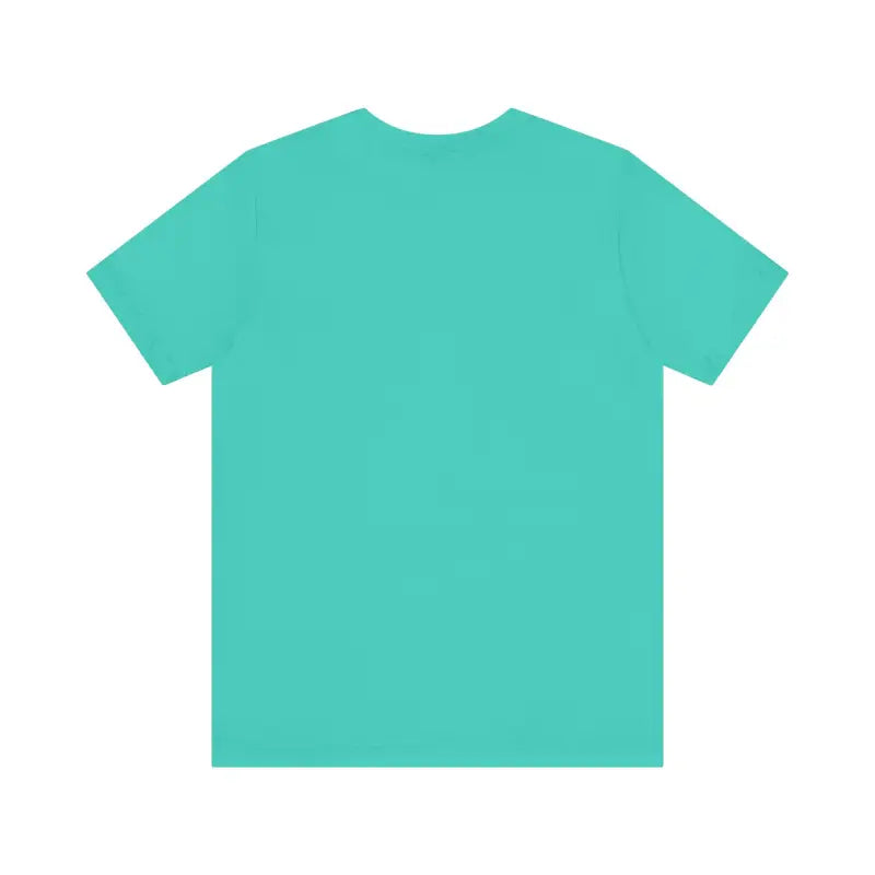 Aqua-colored Block Island Beach Vibes Unisex Tee showcasing summer style and comfort