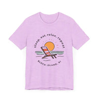 Block Island Beach Vibes Unisex Tee for Relaxed Living - Ocean State Styles