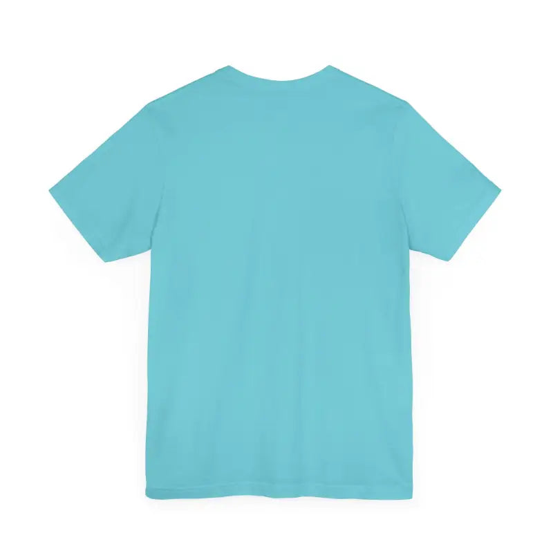Aqua-colored Block Island Beach Vibes Unisex Tee displayed on a neutral background