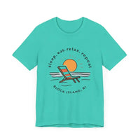 Block Island Beach Vibes Unisex Tee for Relaxed Living - Ocean State Styles