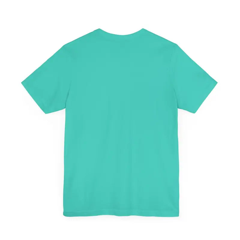 Turquoise short-sleeved t-shirt from Block Island Beach Vibes Unisex Tee collection