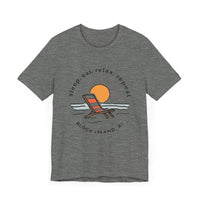 Block Island Beach Vibes Unisex Tee for Relaxed Living - Ocean State Styles