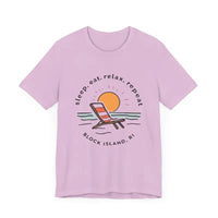 Block Island Beach Vibes Unisex Tee for Relaxed Living - Ocean State Styles