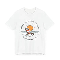 Block Island Beach Vibes Unisex Tee for Relaxed Living - Ocean State Styles