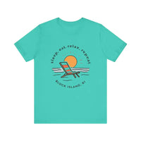 Block Island Beach Vibes Unisex Tee for Relaxed Living - Ocean State Styles