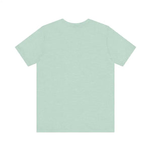 Block Island Design T-Shirt in Gray Light Green and Mint for Coastal Vibes - Ocean State Styles