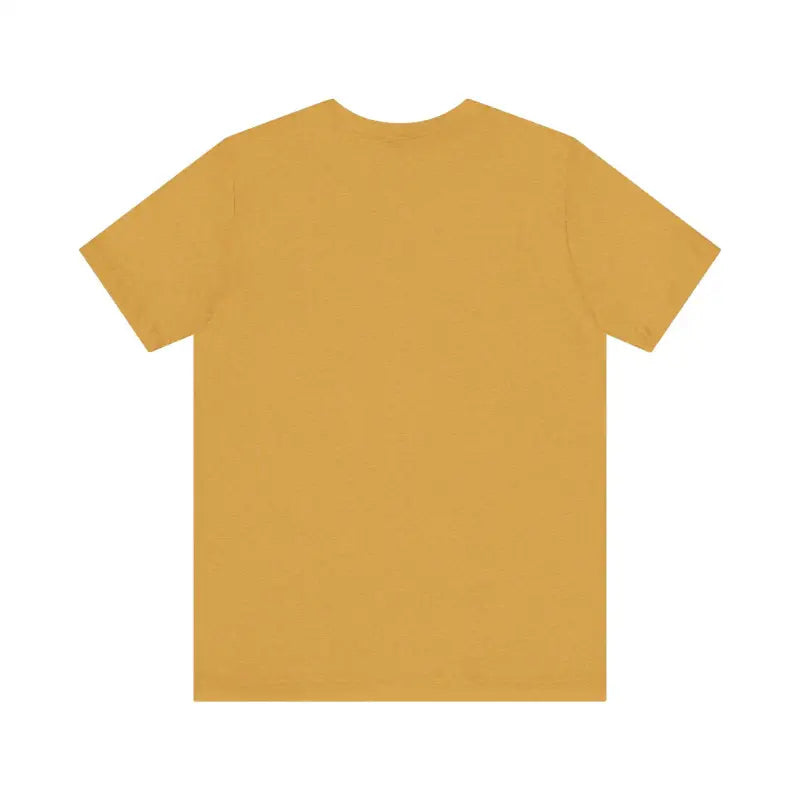 Mustard-colored t-shirt from the Block Island Jersey Tee collection for coastal enthusiasts