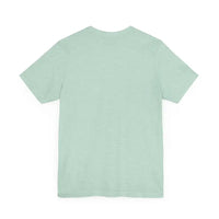 Block Island Design T-Shirt in Gray Light Green and Mint for Coastal Vibes - Ocean State Styles