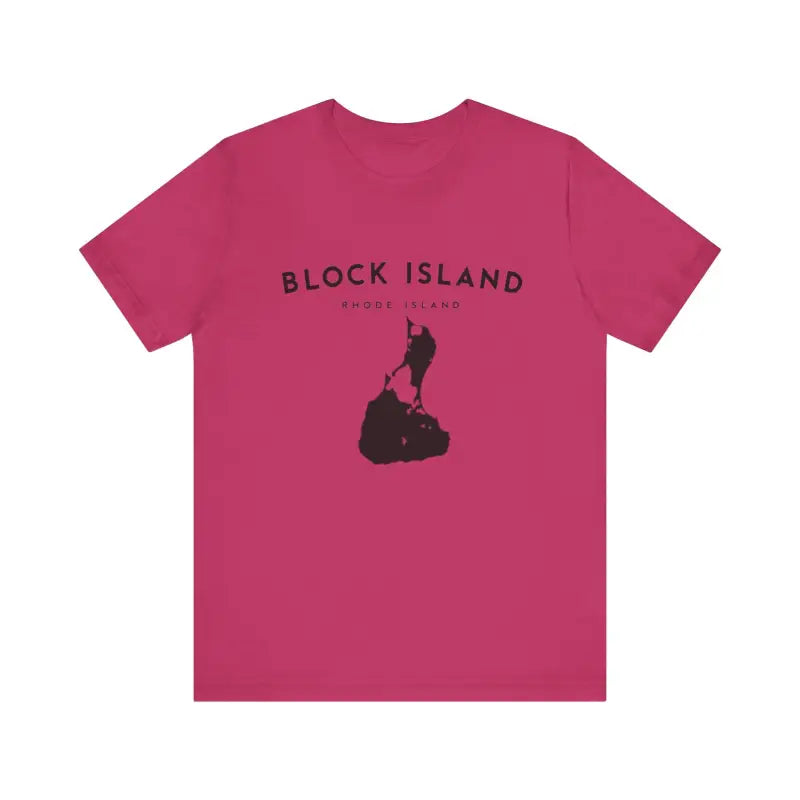 Block Island Design T-Shirt in Gray Light Green and Mint for Coastal Vibes - Ocean State Styles